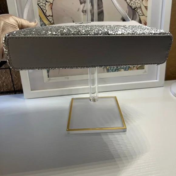 kate spade Light Gray and Silver Crossbody Bag - Picture 5 of 7